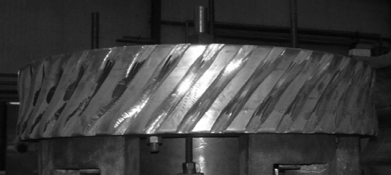 development of large 12 starts double enveloping worm gear set2